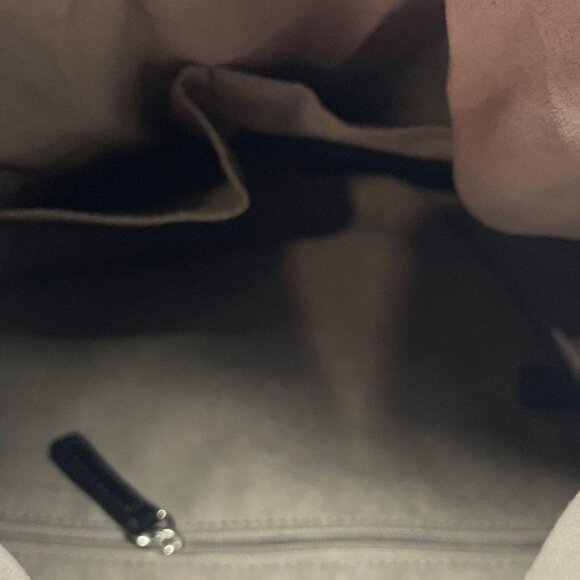 Vince Camuto Womens Adler Black Leather Adjustable Strap Zipper Bookbag Backpack - Picture 2 of 5